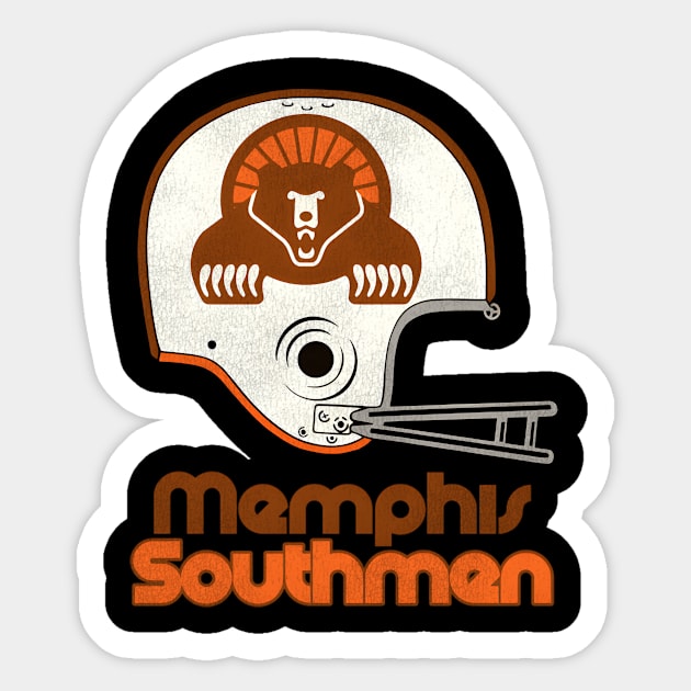 Memphis South Football Team Helmet Sticker by HypeRamen